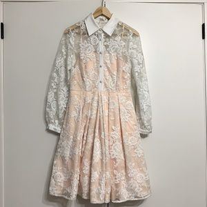 Eliza J 1950’s styled lace dress.